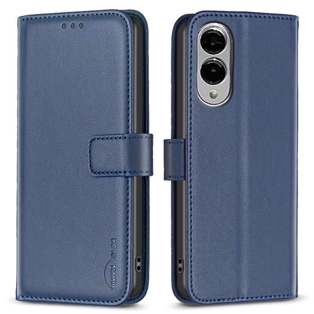 BNF knížkové pouzdro na Samsung Galaxy S25 Edge - modré