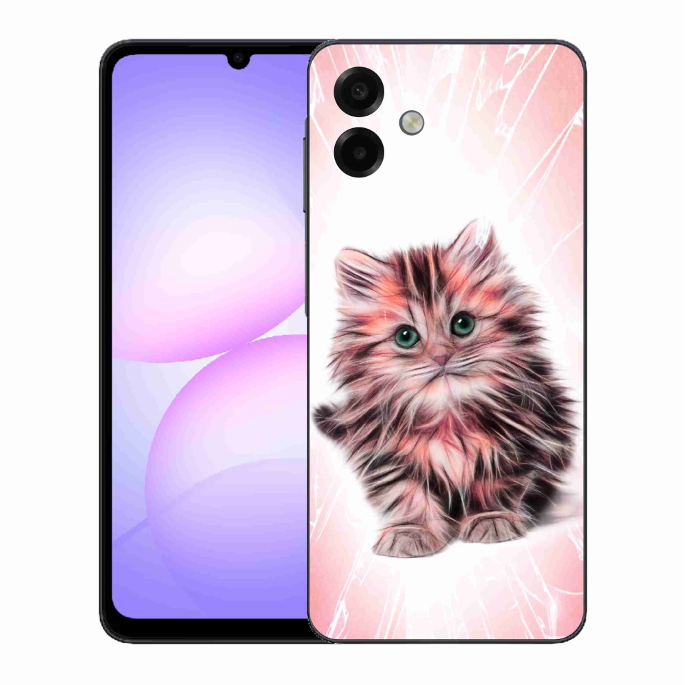 Gelový kryt mmCase na Samsung Galaxy A07 4G - roztomilé kotě