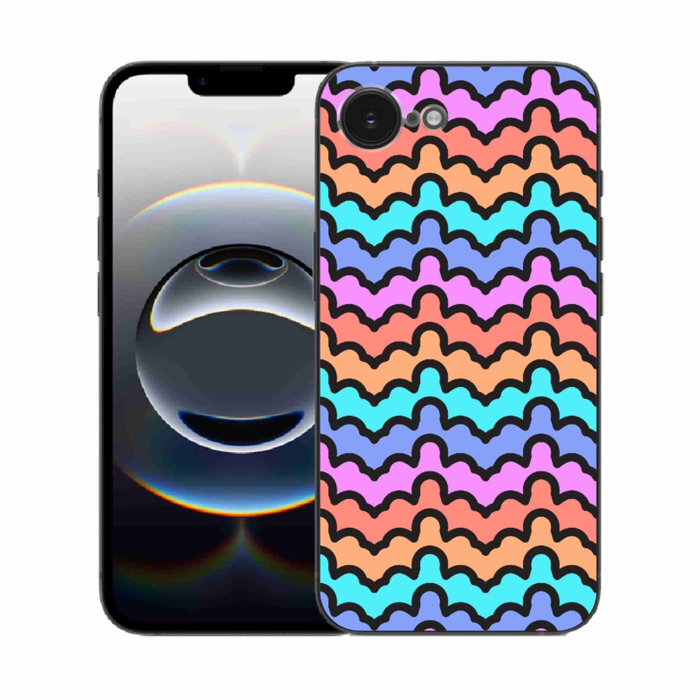 Gelový kryt mmCase na iPhone 16e - abstraktní motiv 30