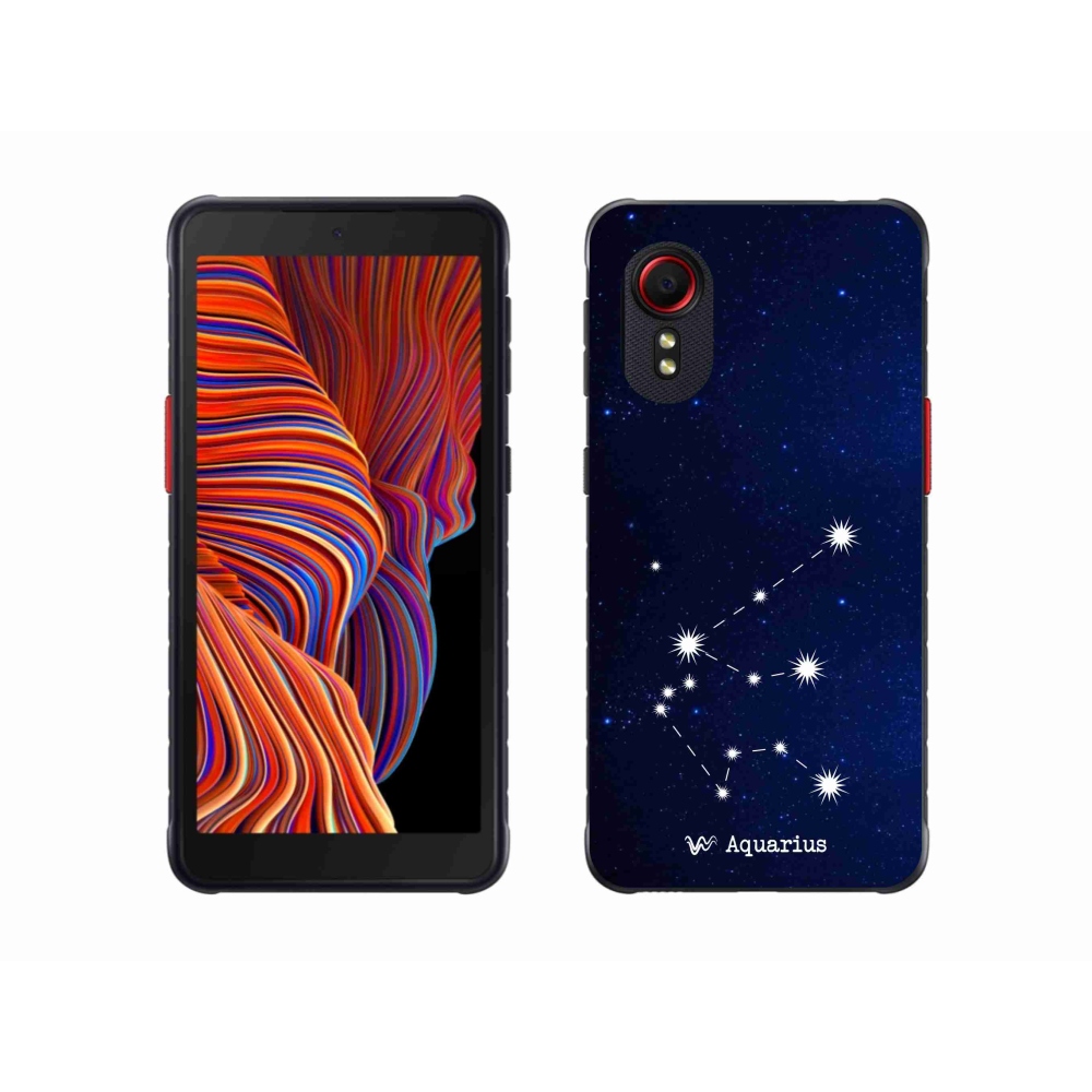 Gelový kryt mmCase na Samsung Galaxy Xcover 5 - souhvězdí Vodnáře