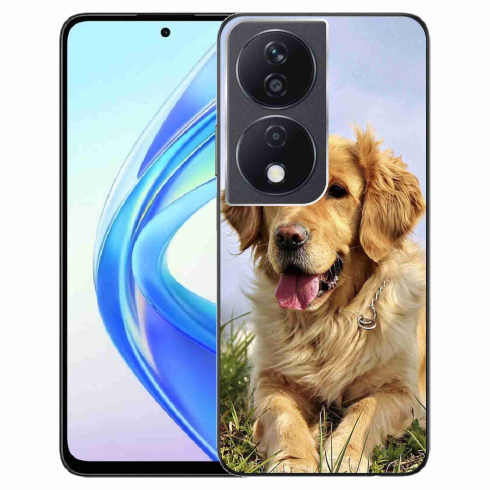 Gelový obal mmCase na Honor X7b/Honor 90 Smart - zlatý retrívr