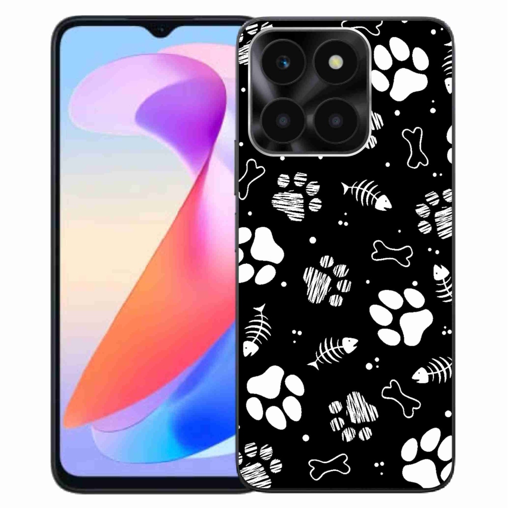 Gelový kryt mmCase na Honor X6a - psí tlapky