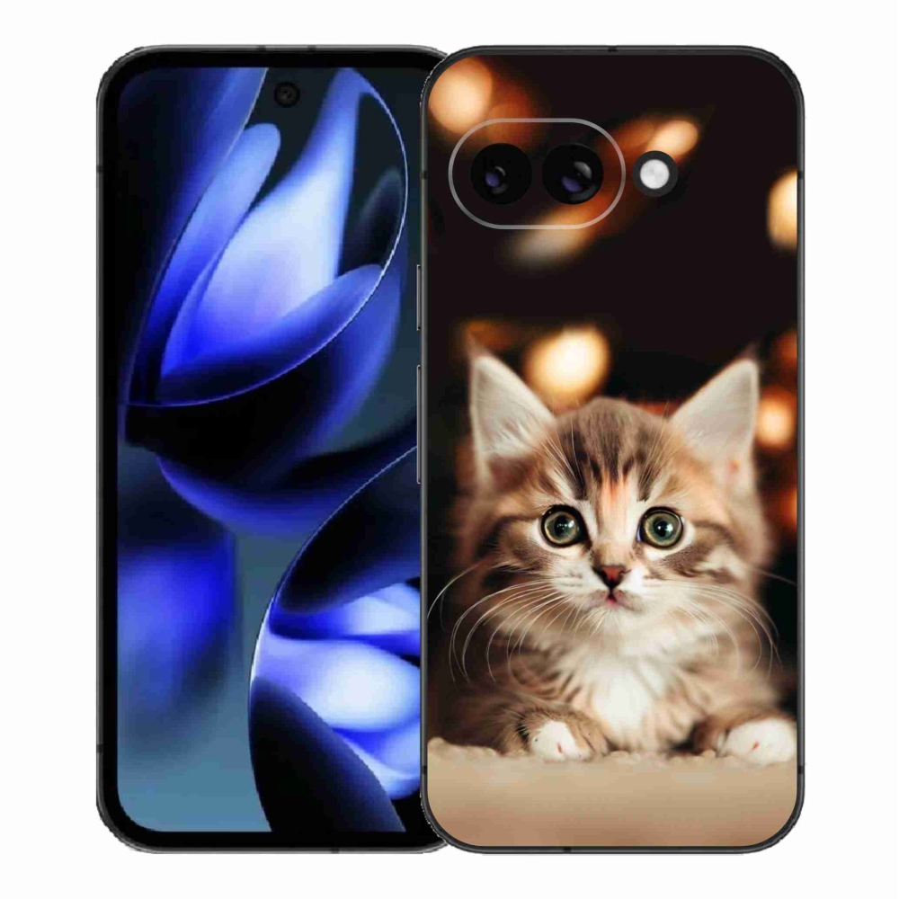 Gelový kryt mmCase na Google Pixel 9a - roztomilé kotě 2