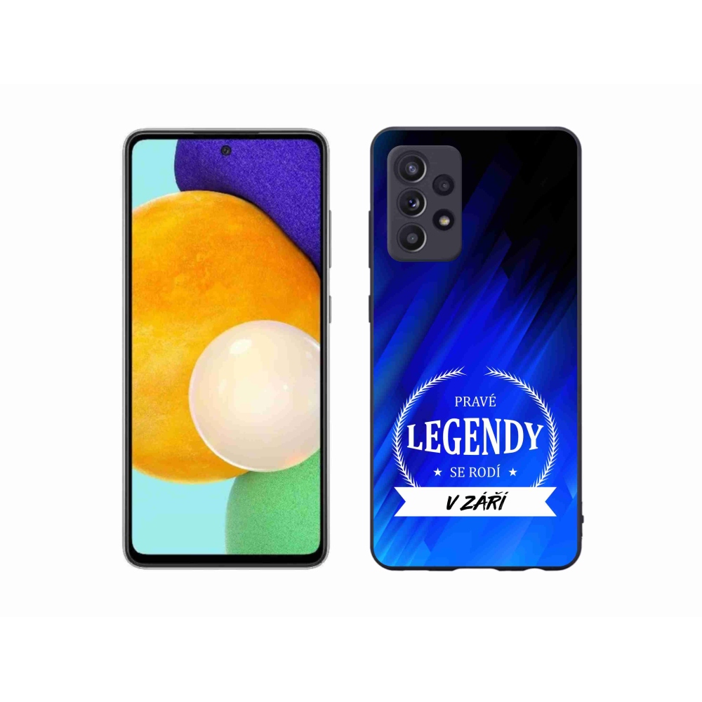 Gelový kryt mmCase na Samsung Galaxy A52s 5G - legendy v září modré pozadí