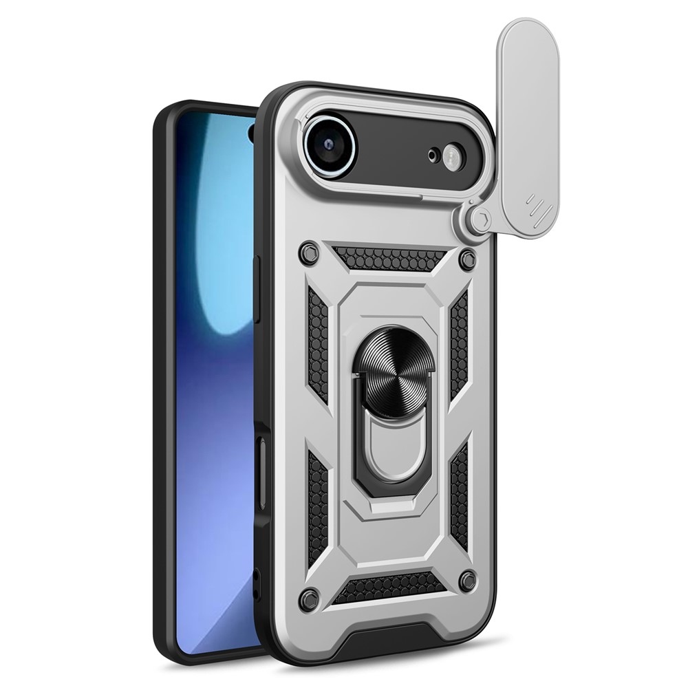 Ring odolný kryt na iPhone 17 Air - stříbrný