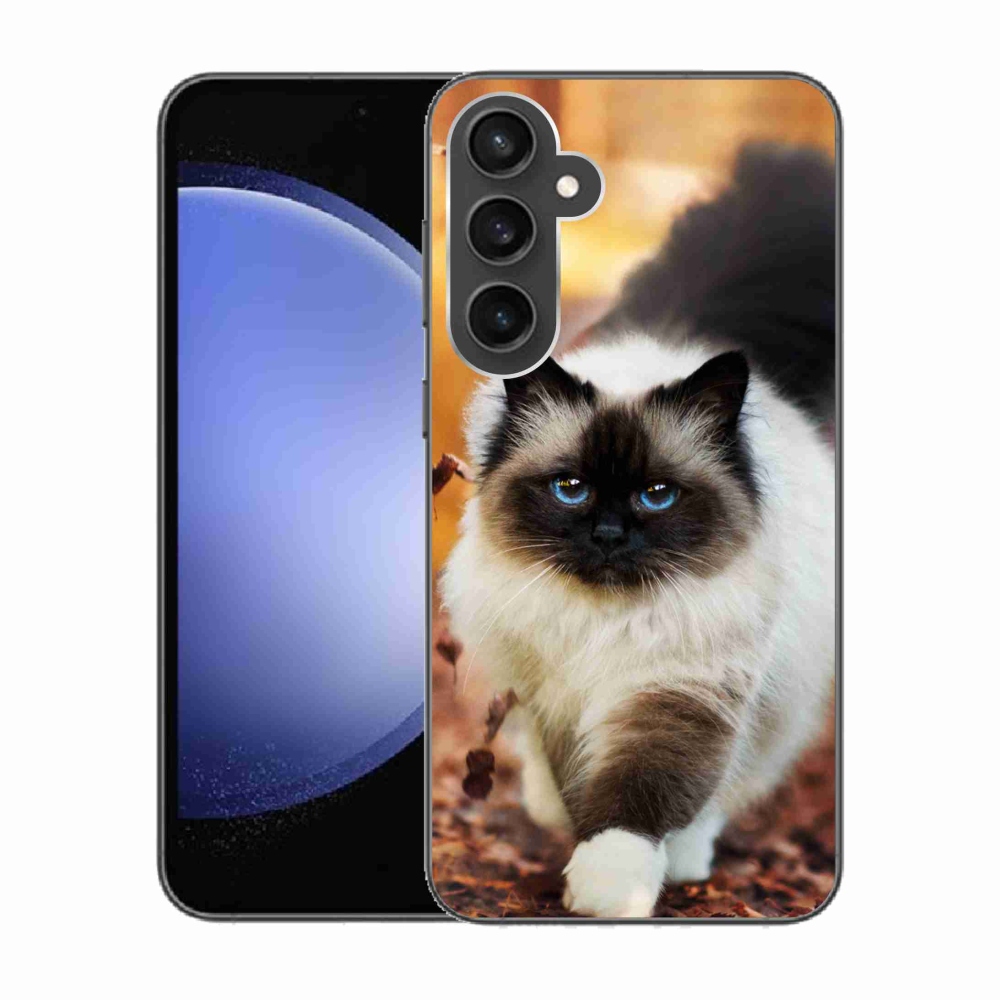 Gelový obal mmCase na Samsung Galaxy S23 FE - kočka