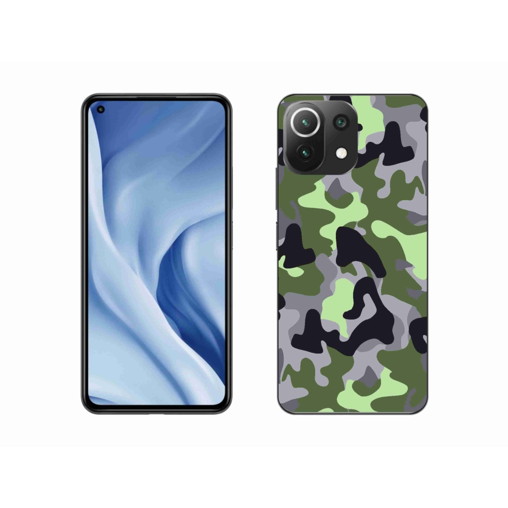 Gelový kryt mmCase na Xiaomi Mi 11 Lite 4G/5G - maskáčový vzor 7