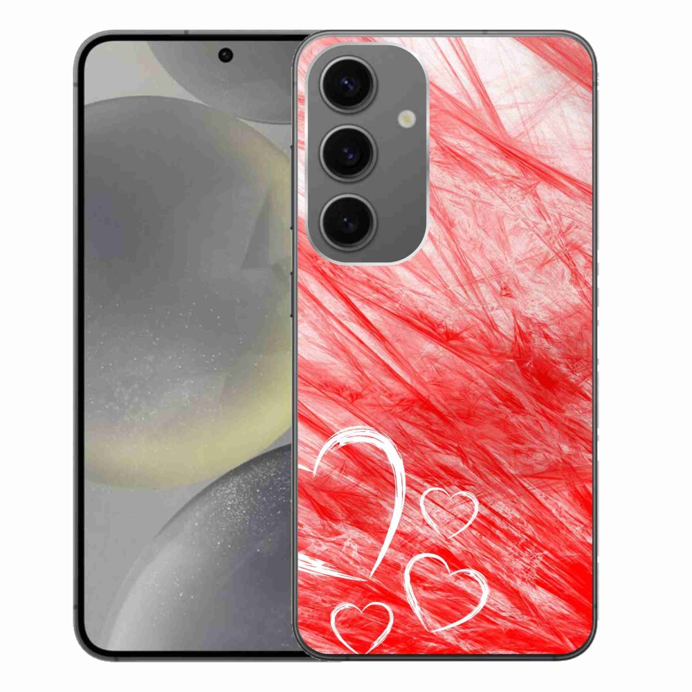 Gelový kryt mmCase na Samsung Galaxy S24+ - heart