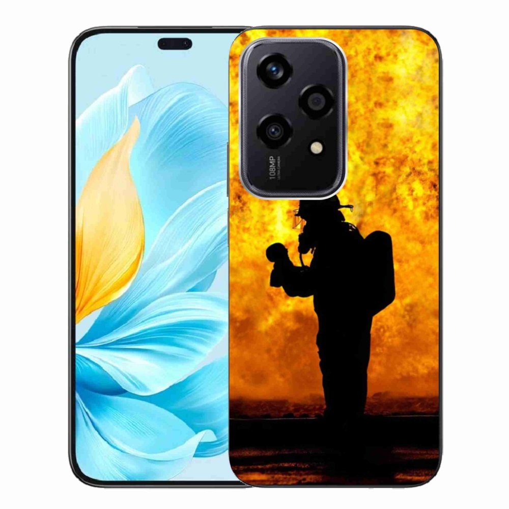 Gelový kryt mmCase na Honor 200 Lite 5G - hasič