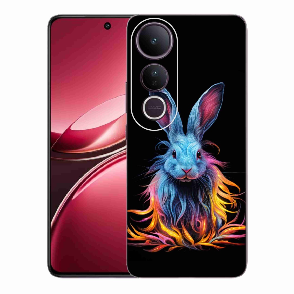 Gelový kryt mmCase na Vivo V50 Lite 4G/5G - abstraktní zajíc