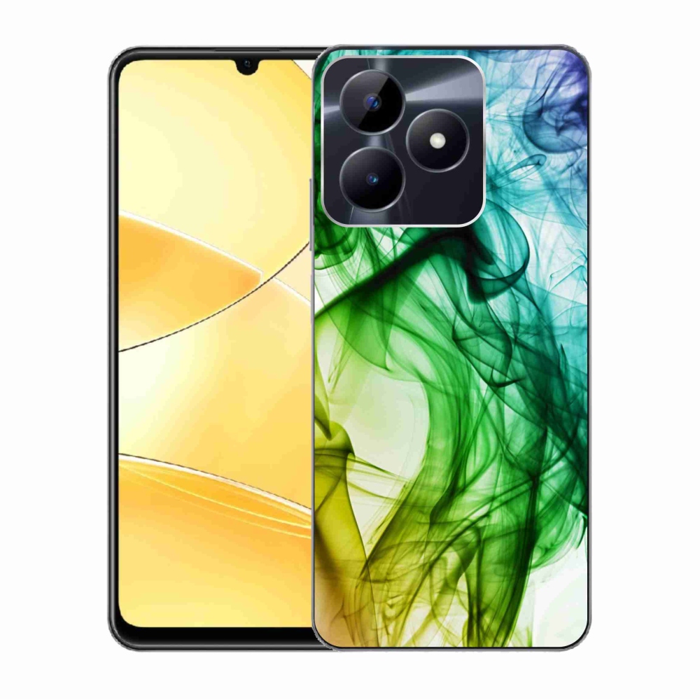 Gelový kryt mmCase na Realme C51/C53 - abstraktní vzor 3