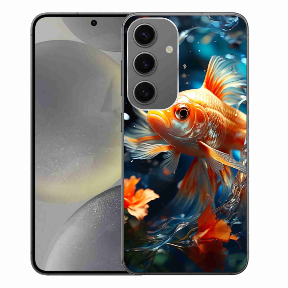 Gelový kryt mmCase na Samsung Galaxy S24+ - rybka