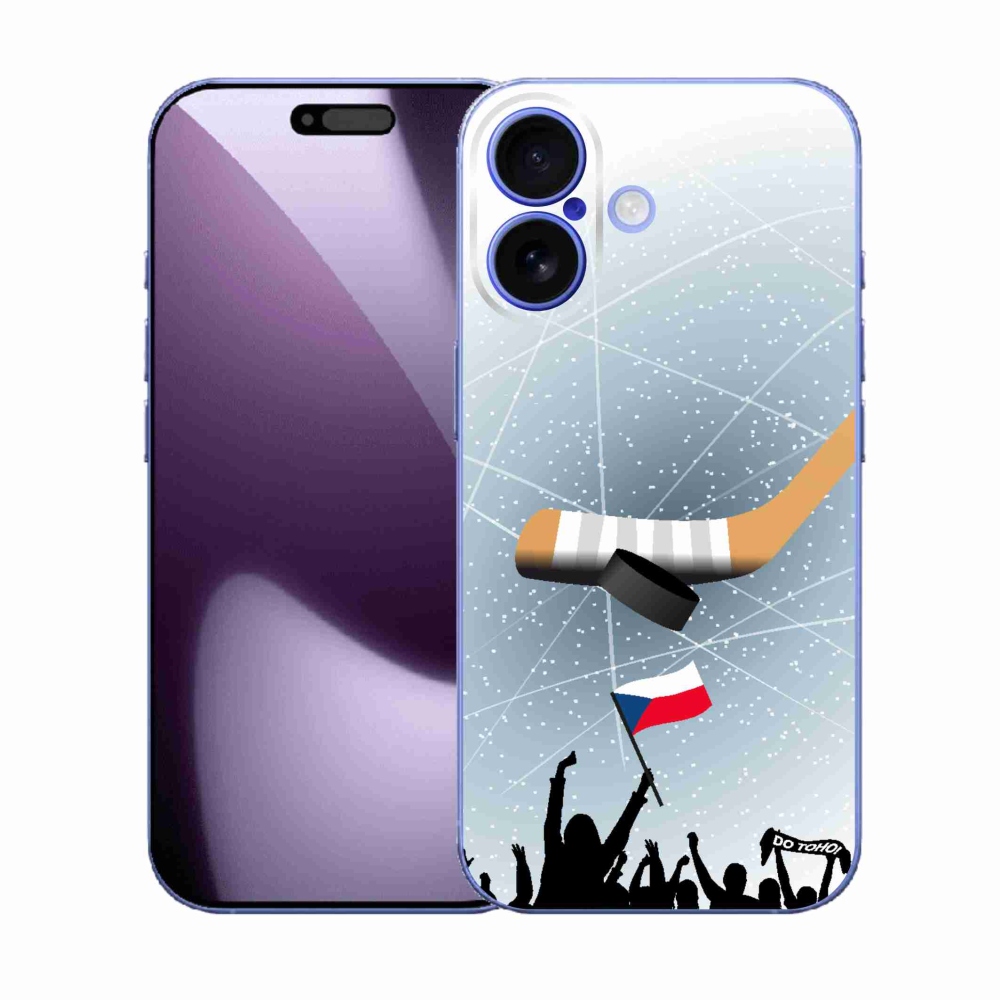 Gelový kryt mmCase na iPhone 17 - fanoušci hokeje