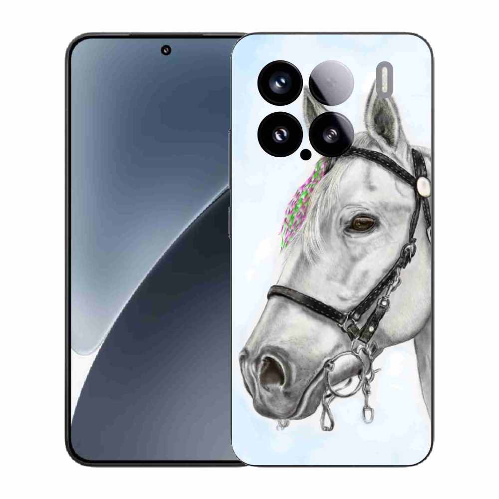 Gelový kryt mmCase na Xiaomi 15 - bílý kůň 1