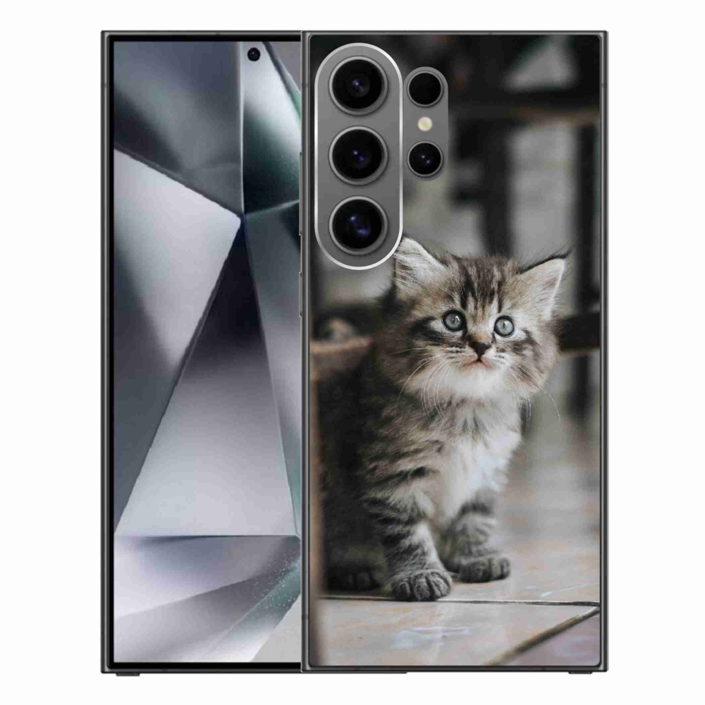 Gelový kryt mmCase na Samsung Galaxy S24 Ultra - koťátko