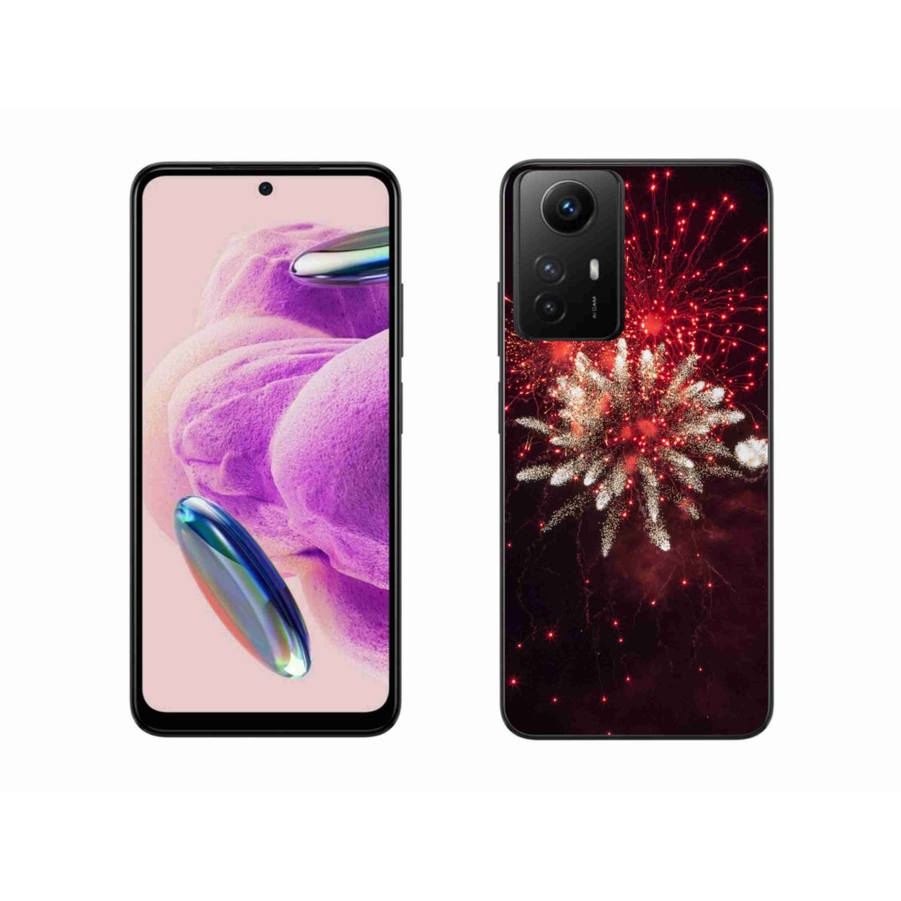 Gelový kryt mmCase na Xiaomi Redmi Note 12S - ohňostroj