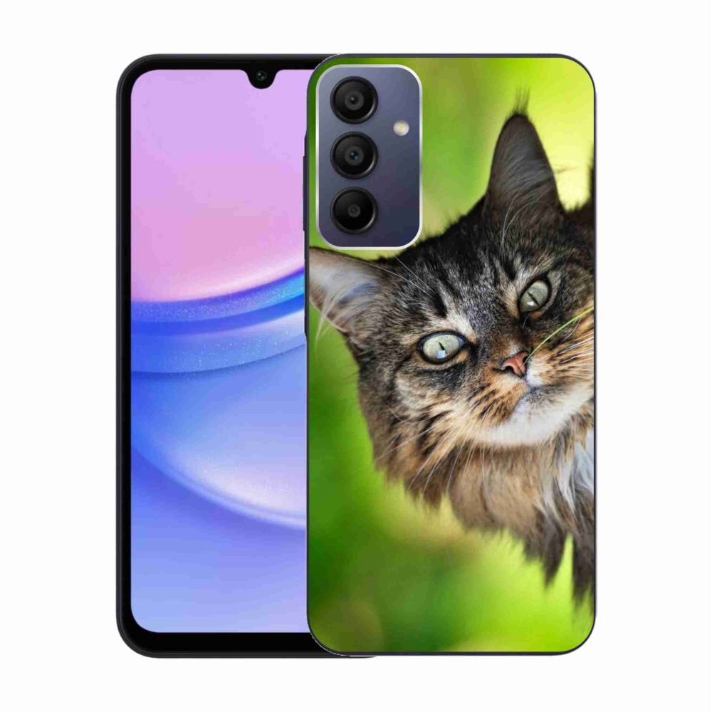 Gelový kryt mmCase na Samsung Galaxy A15 4G/5G - kočka 3
