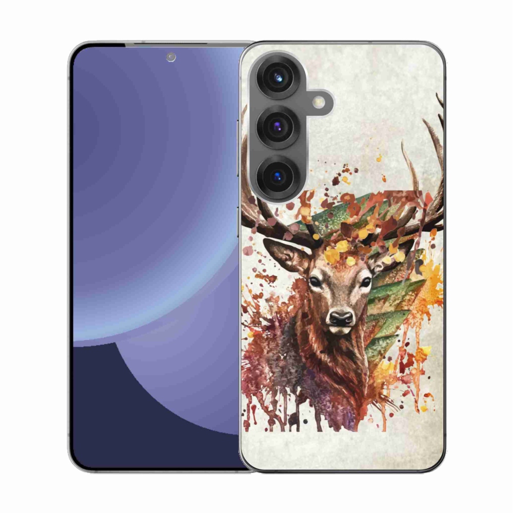 Gelový kryt mmCase na Samsung Galaxy S25 - jelen 1
