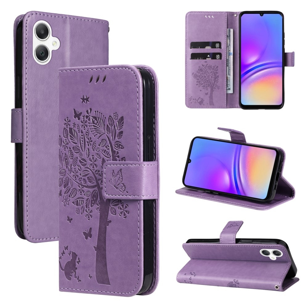 Trees knížkové pouzdro na Samsung Galaxy A06 4G - světlefialové