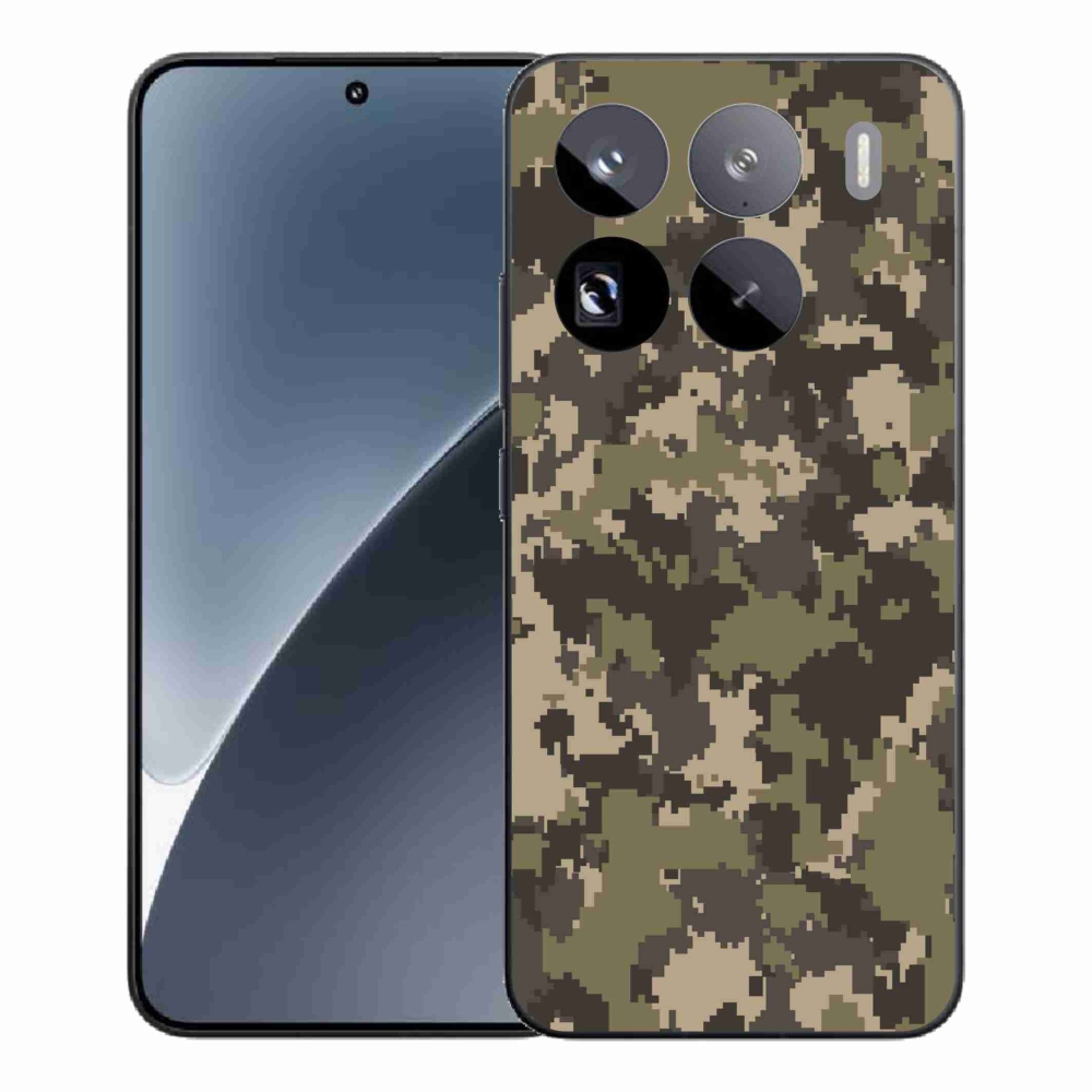 Gelový kryt mmCase na Xiaomi 15 Pro - maskáčový vzor 12
