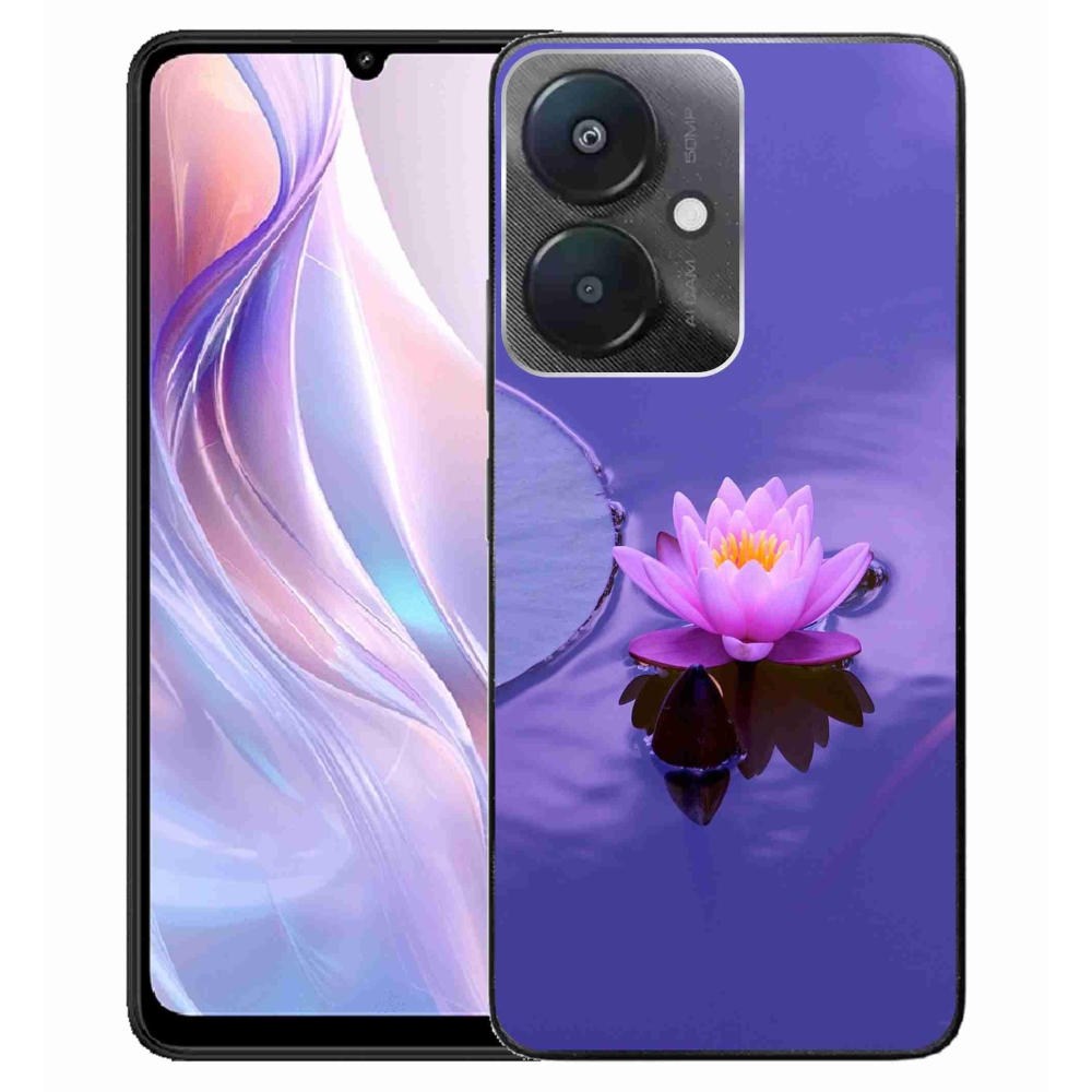 Gelový obal mmCase na Xiaomi Redmi 13C 5G - květ na hladině