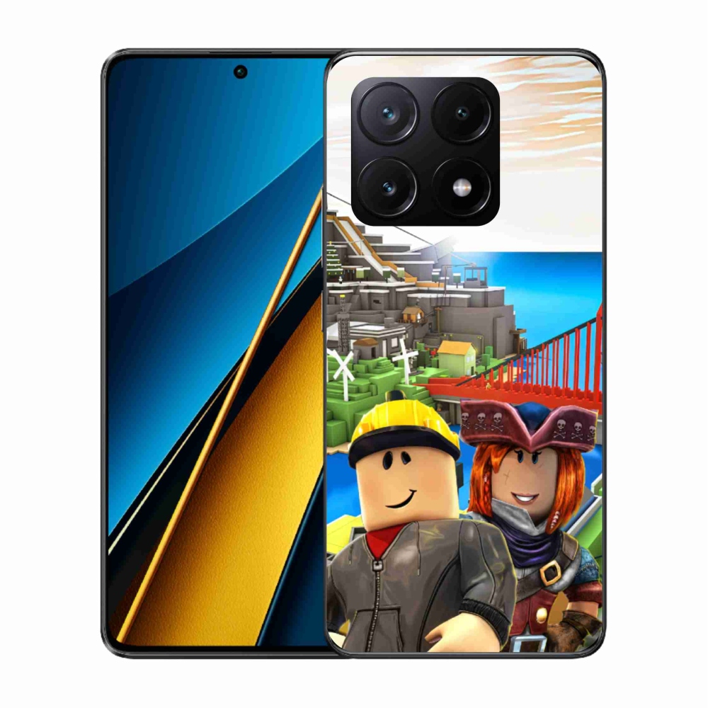 Gelový kryt mmCase na Xiaomi Poco X6 Pro 5G - roblox 1