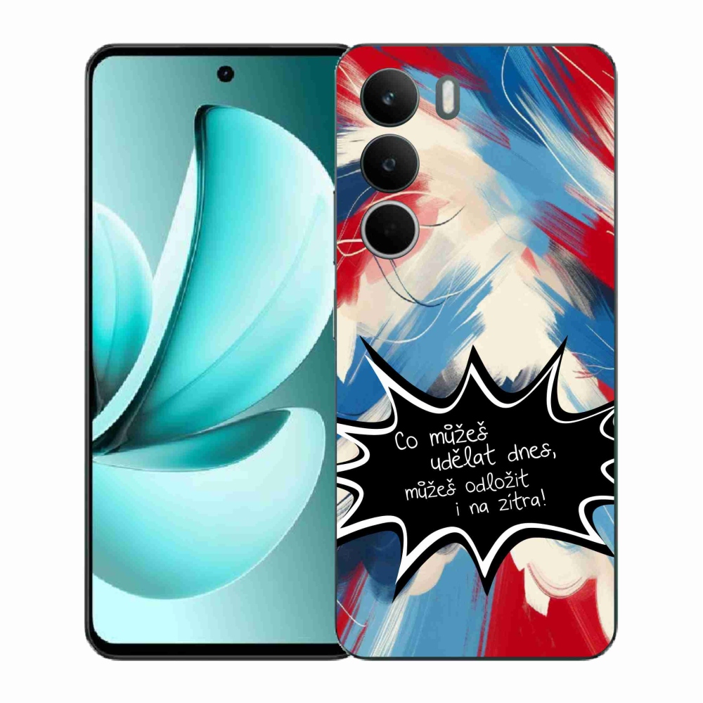 Gelový kryt mmCase na Realme C71 - vtipný text 9 černé pozadí