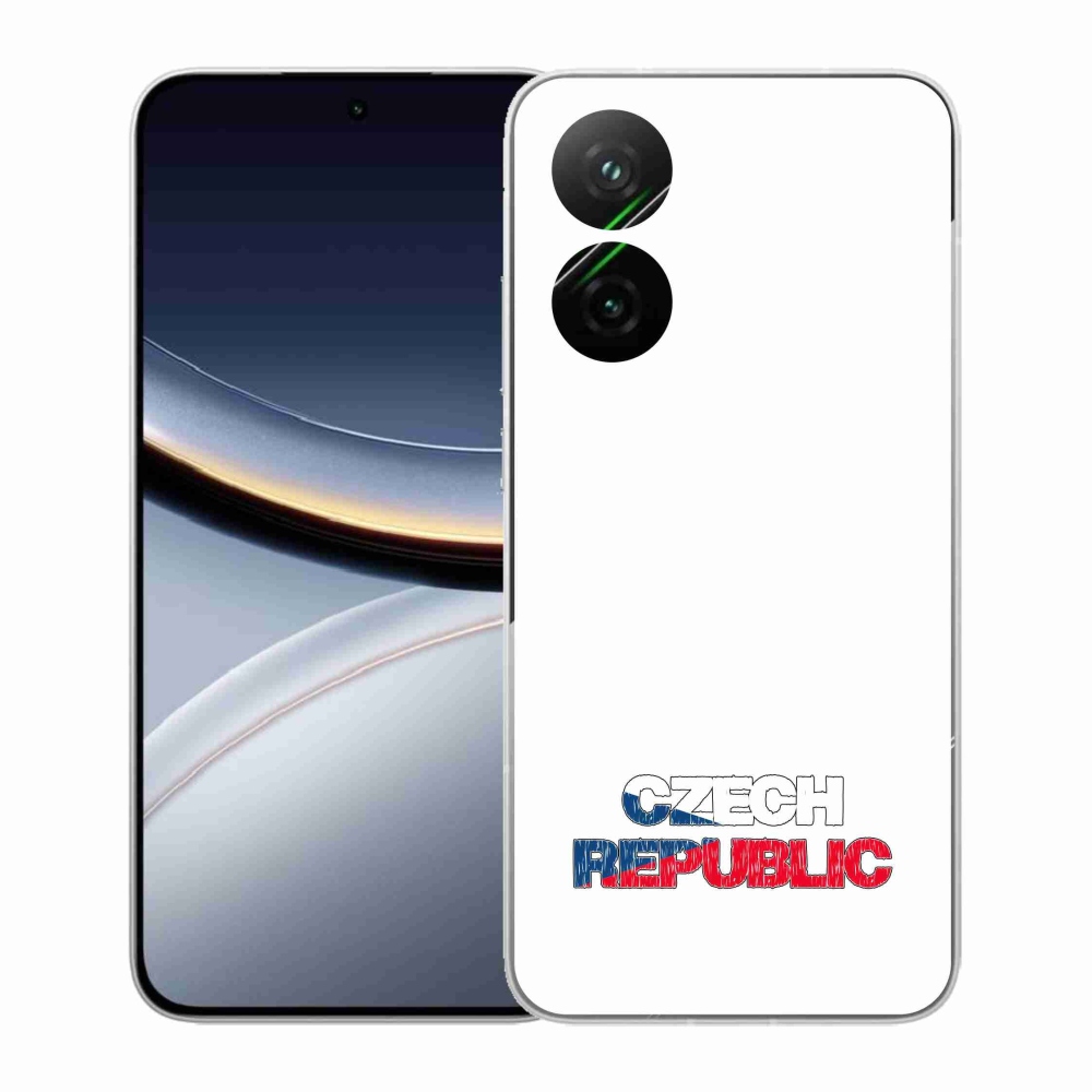Gelový kryt mmCase na Xiaomi Poco F7 5G - Czech Republic bílé pozadí