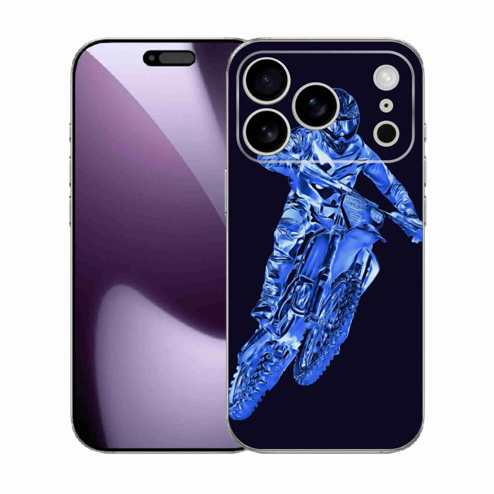 Gelový kryt mmCase na iPhone 17 Pro - motocross 1