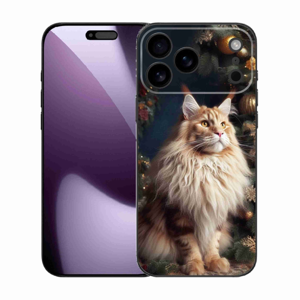 Gelový kryt mmCase na iPhone 17 Pro Max - kočka u stromku