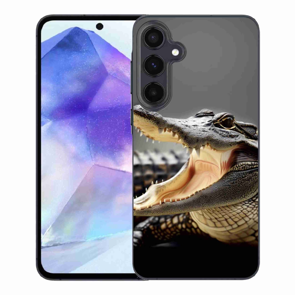 Gelový kryt mmCase na Samsung Galaxy A55 5G - krokodýl