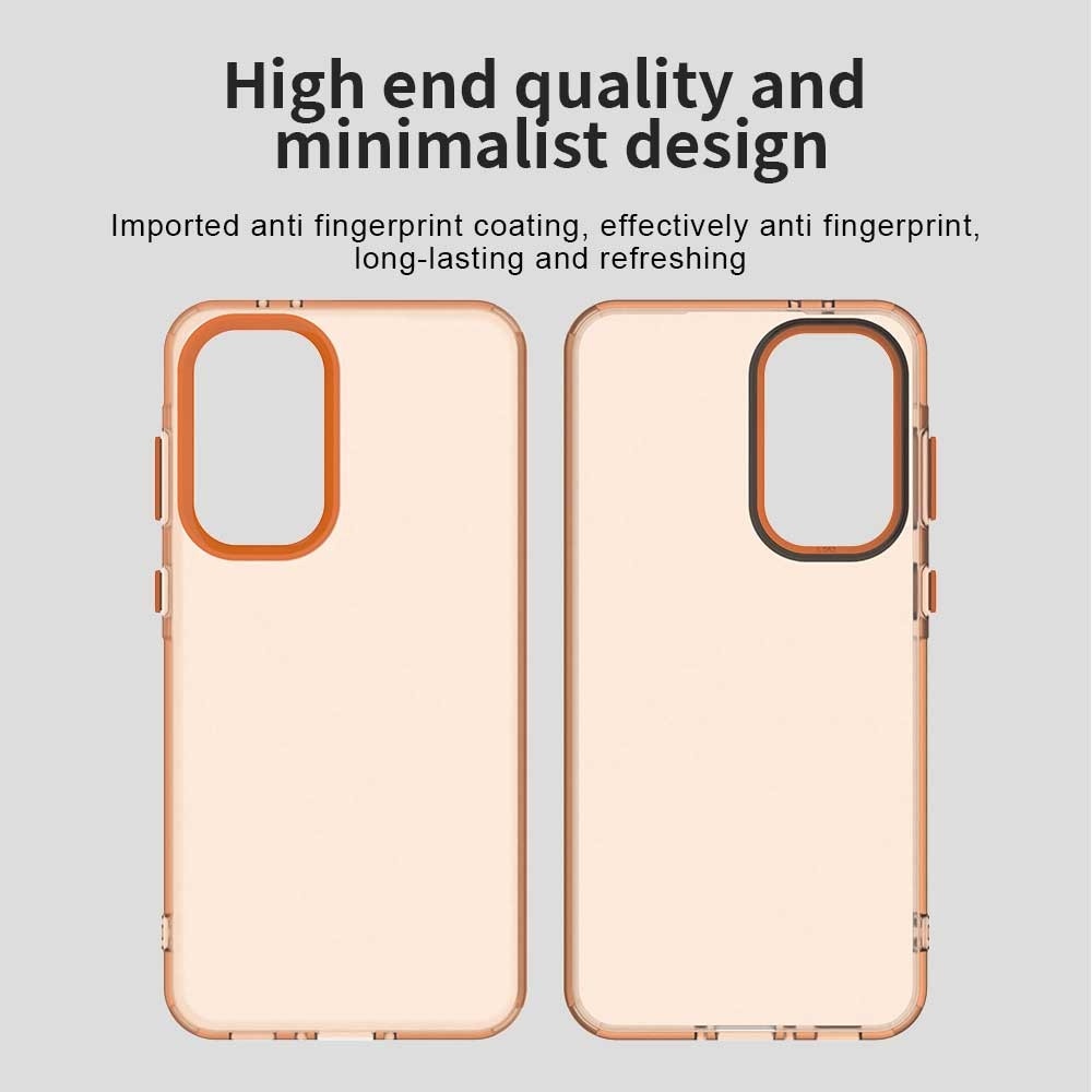Candy matný gelový obal na Samsung Galaxy A36 5G/A56 5G - oranžový