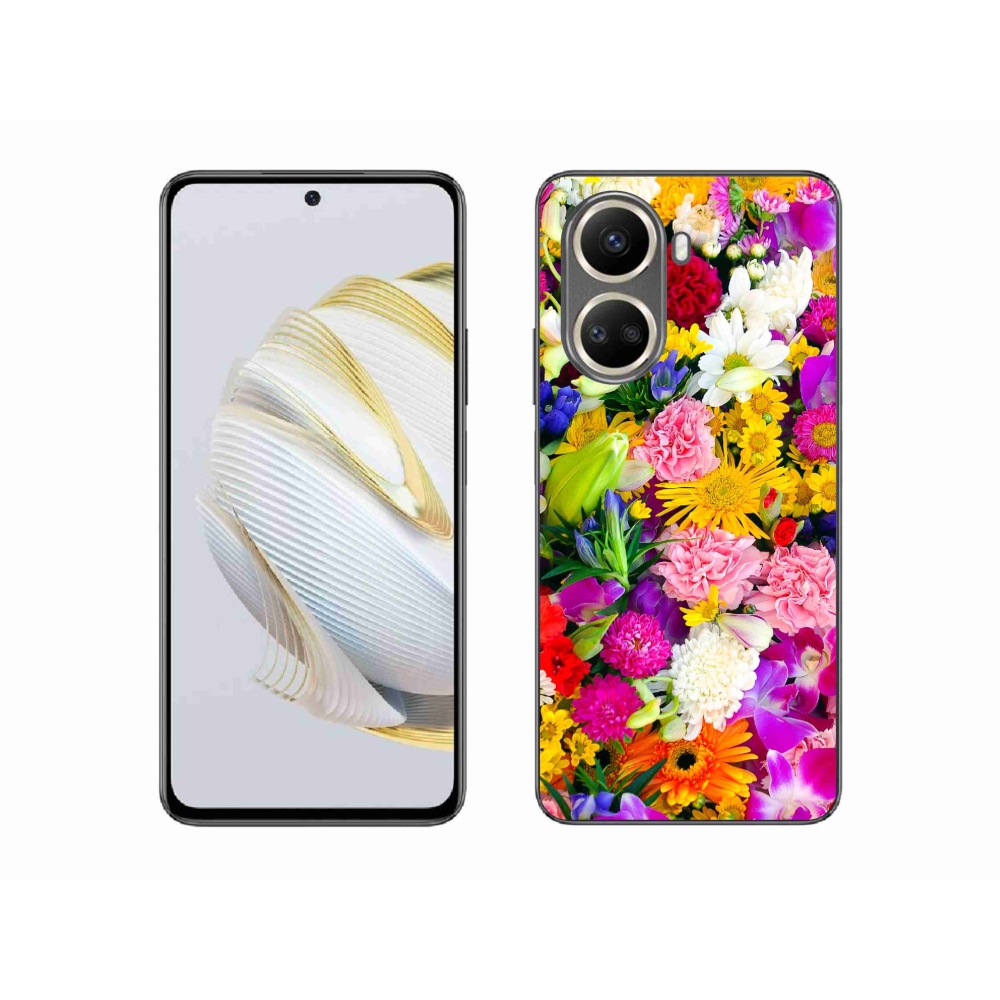 Gelový kryt mmCase na Huawei Nova 10 SE - květiny 12