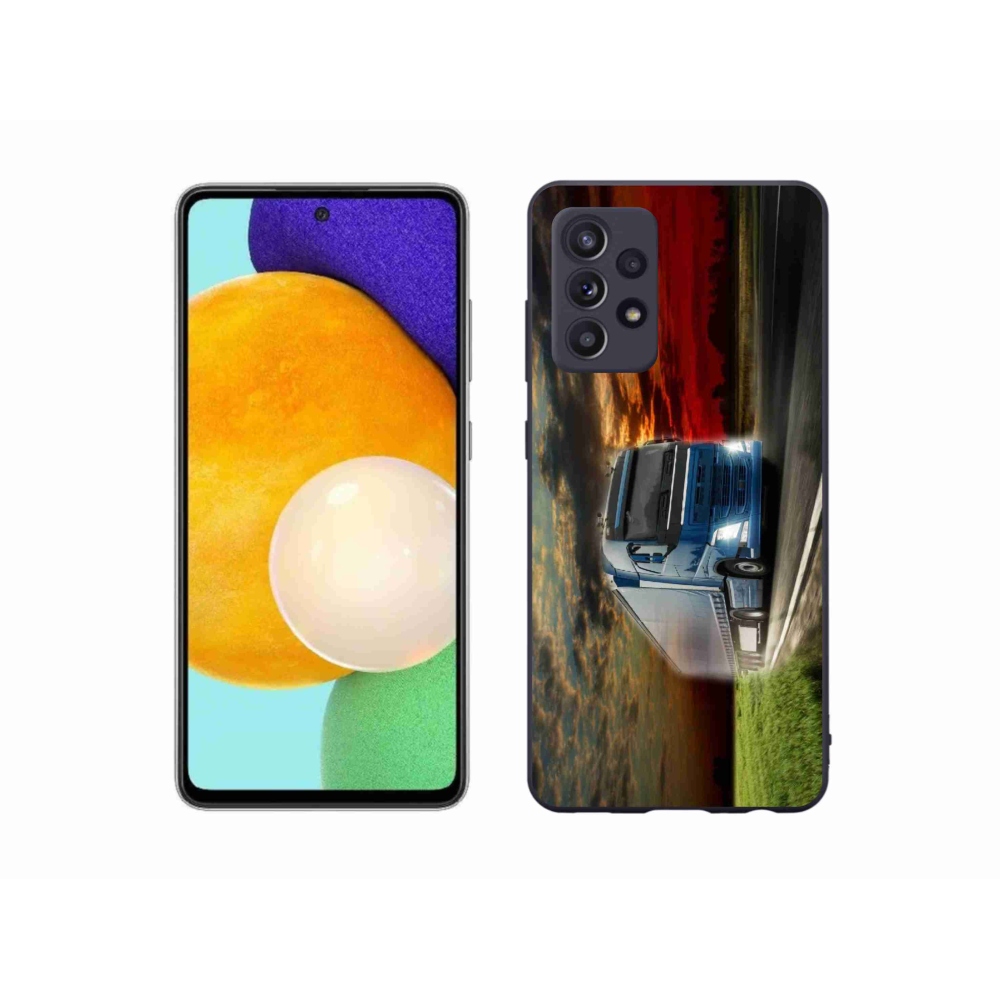 Gelový kryt mmCase na Samsung Galaxy A52/A52 5G - kamion 4