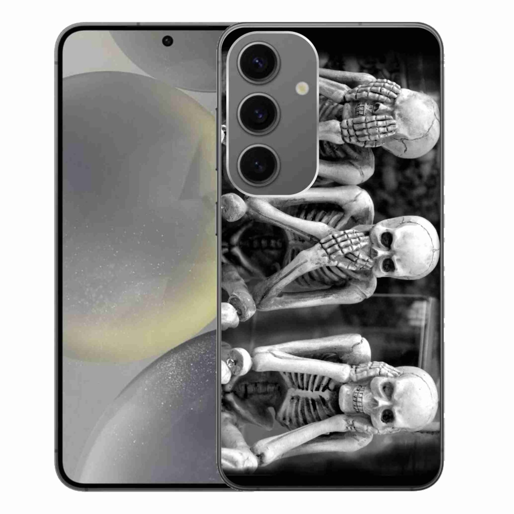 Gelový kryt mmCase na Samsung Galaxy S24+ - kostlivci