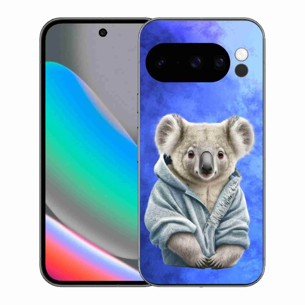 Gelový kryt mmCase na Google Pixel 10 Pro - koala ve svetru