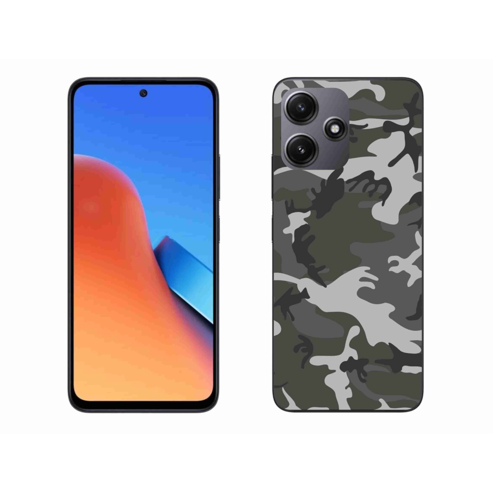 Gelový kryt mmCase na Xiaomi Redmi 12 5G - maskáčový vzor