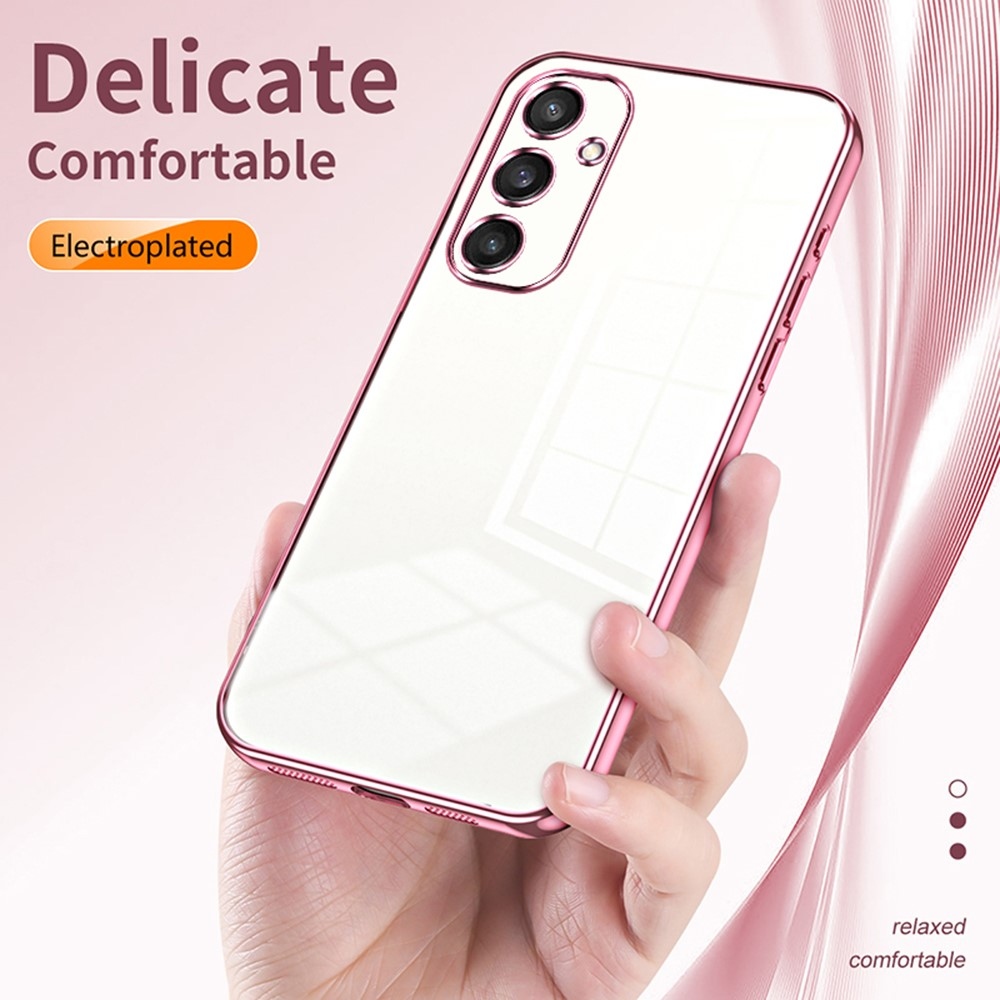 Electro gelový obal na Samsung Galaxy S25 - růžový