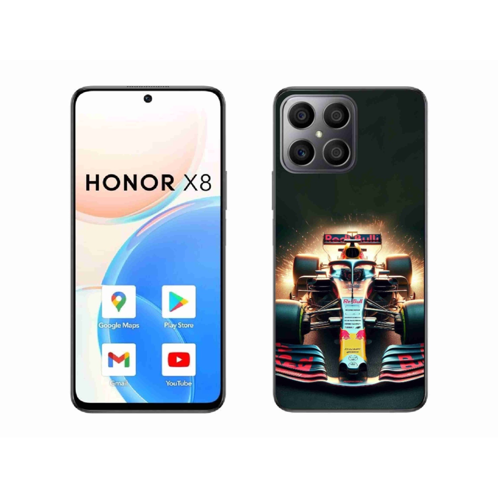 Gelový kryt mmCase na Honor X8 4G - formule 3