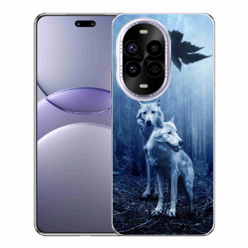 Gelový kryt mmCase na Huawei Nova 13 Pro 5G - vlci v lese