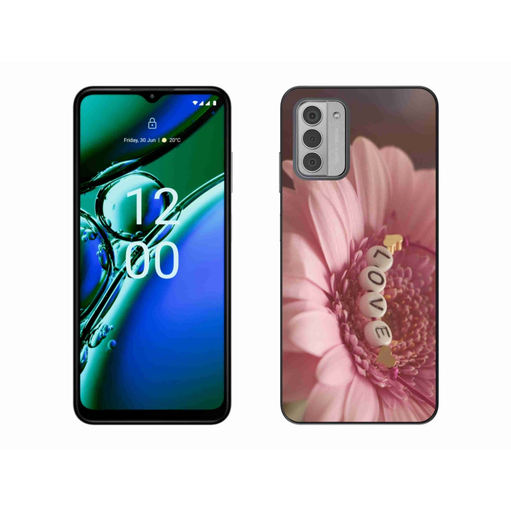 Gelový kryt mmCase na Nokia G42 - přívěsek love