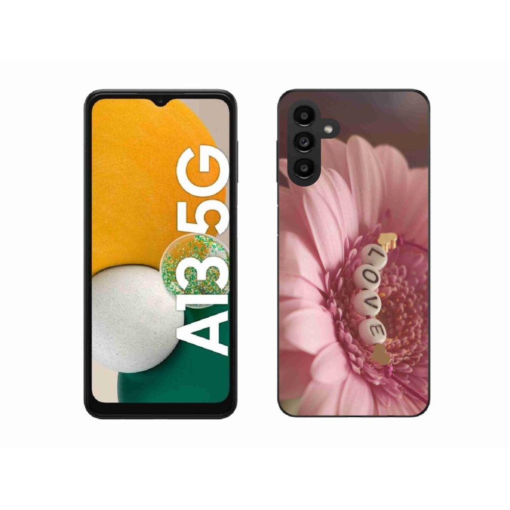 Gelový kryt mmCase na Samsung Galaxy A13 5G - přívěsek love