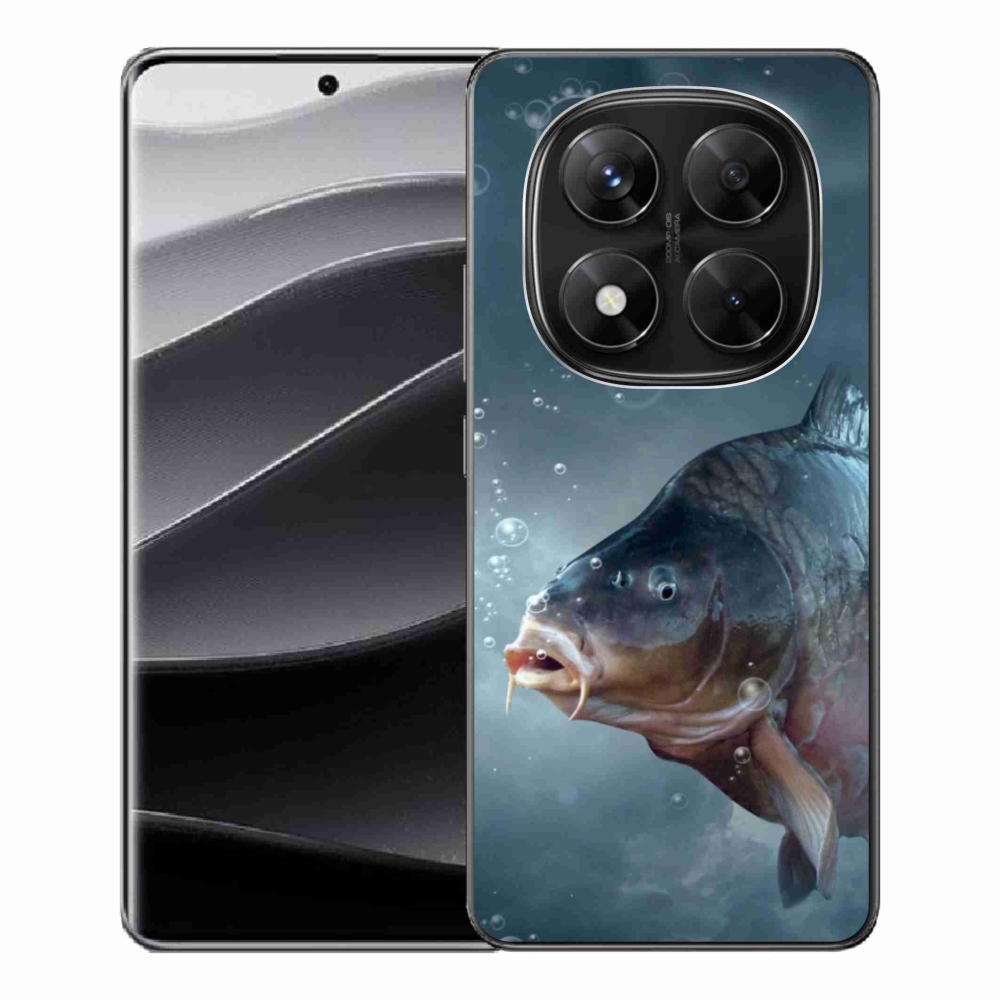 Gelový kryt mmCase na Xiaomi Redmi Note 14 Pro 5G/Poco X7 5G - kapr a bublinky