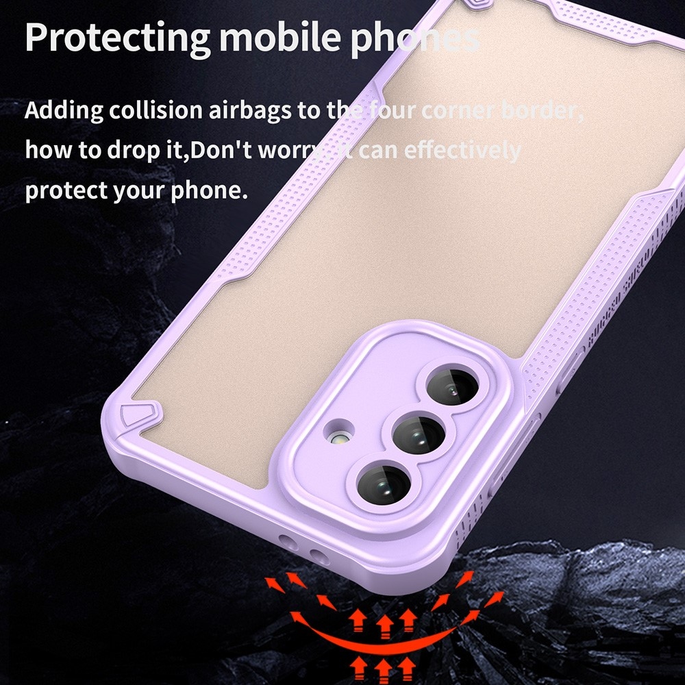 Frosted odolný kryt na Samsung Galaxy A56 5G - fialový
