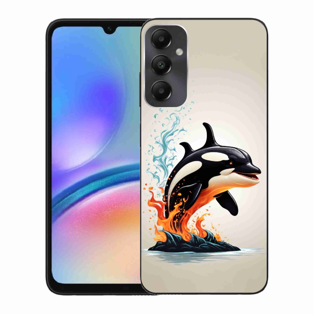Gelový kryt mmCase na Samsung Galaxy A05s - kosatka