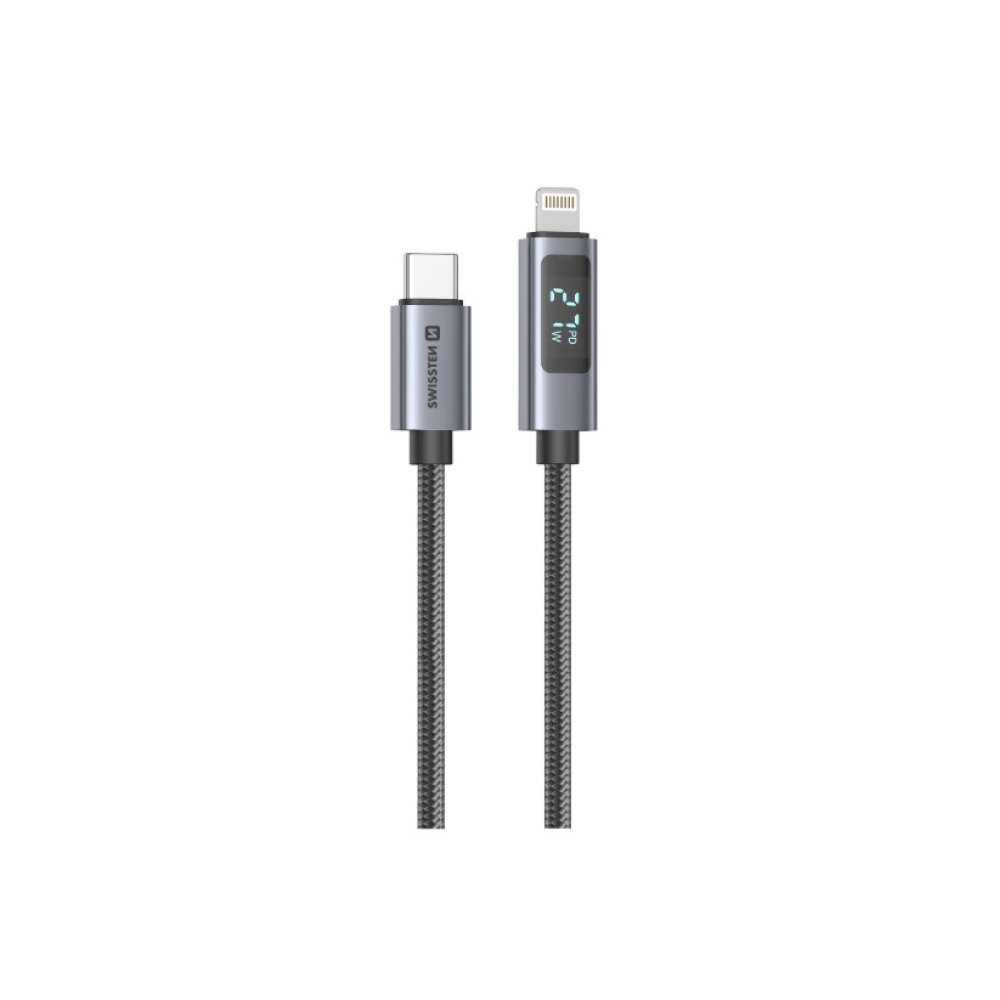 Swissten LCD kabel USB-C / Lightning 1,5m