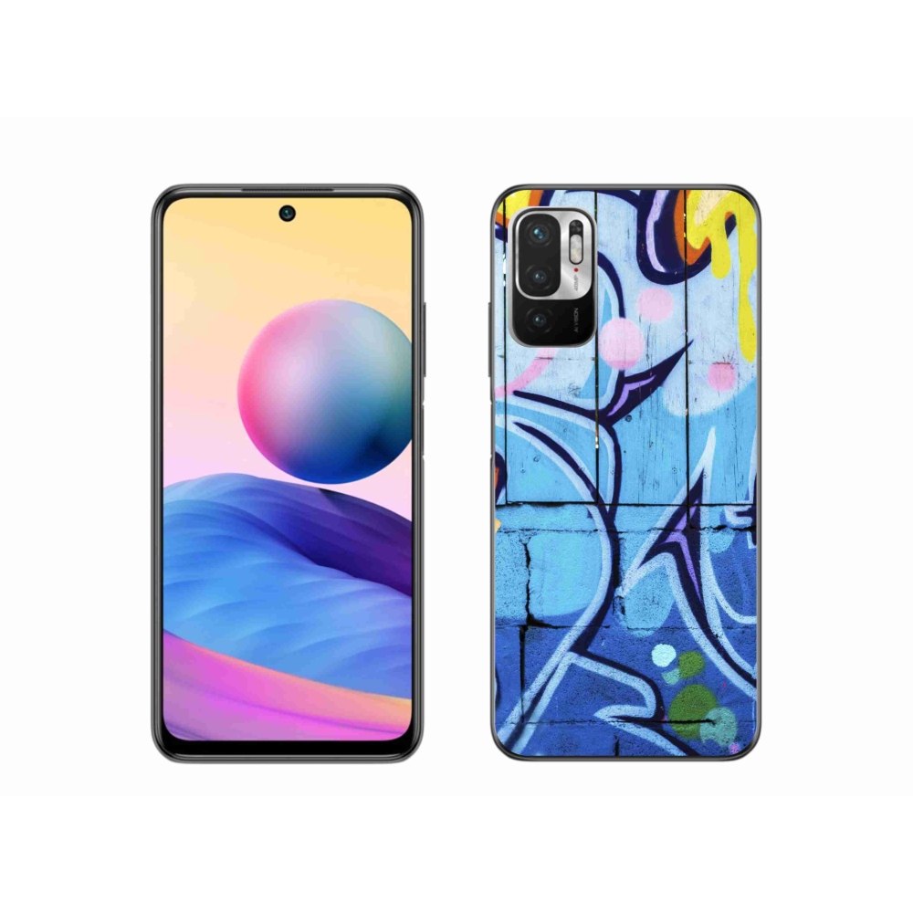 Gelový kryt mmCase na Xiaomi Redmi Note 10 5G - graffiti