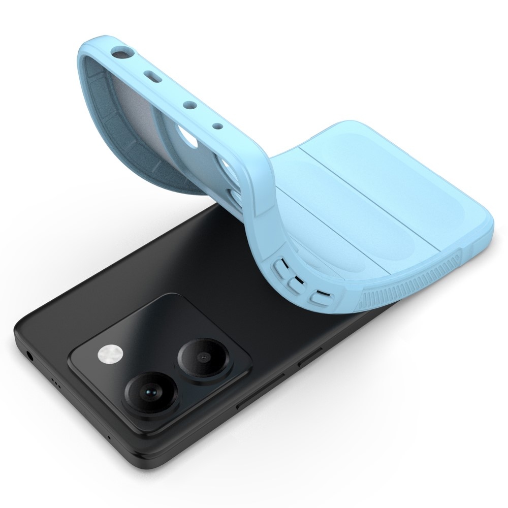 Rugg odolný gelový obal na Xiaomi Poco M7 Pro 5G - světlemodrý