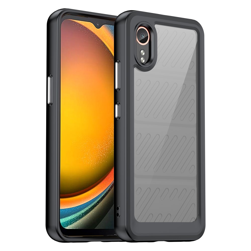 Gelový obal s pevnými zády na Samsung Galaxy Xcover 7 - černý