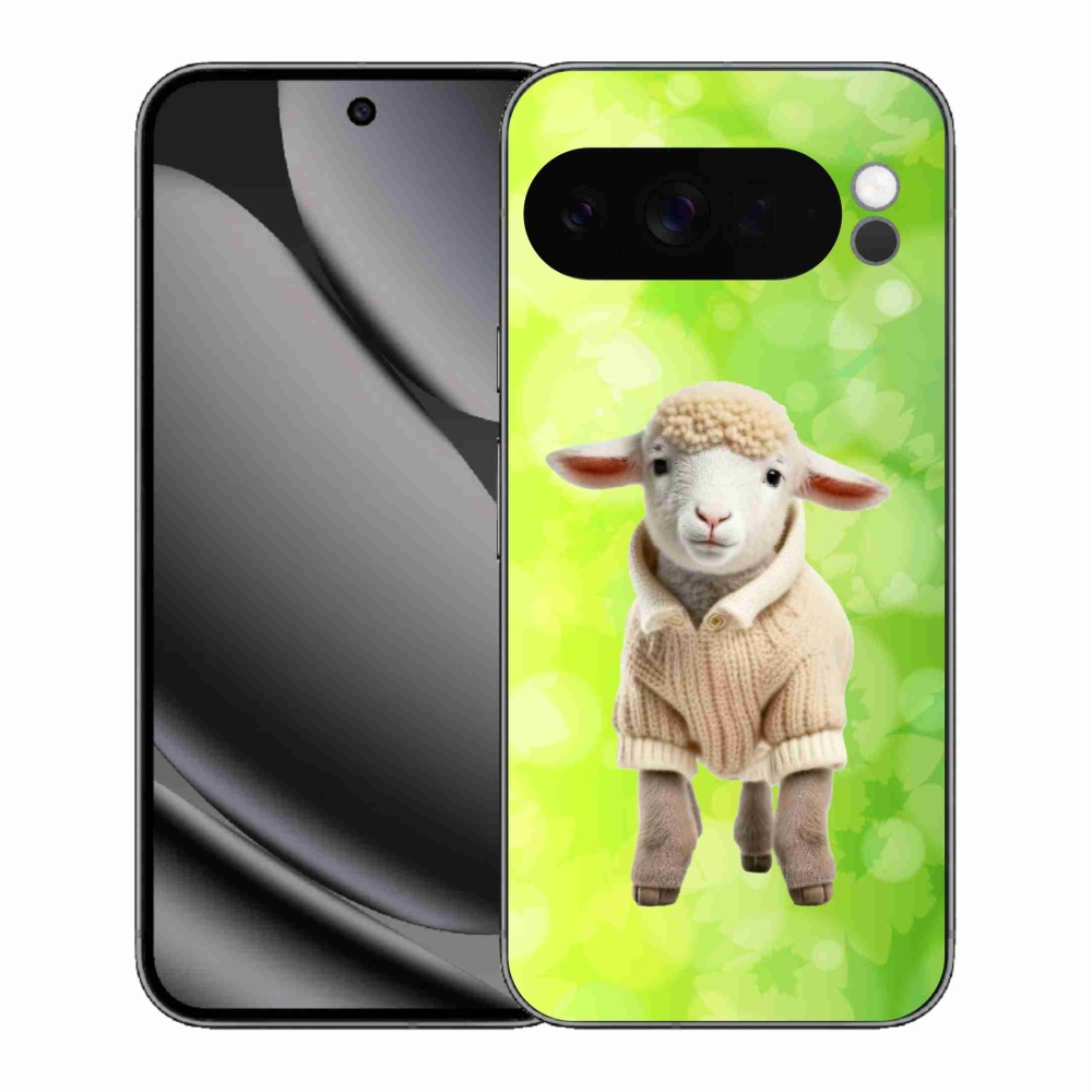 Gelový kryt mmCase na Google Pixel 10 Pro XL - jehně ve svetru